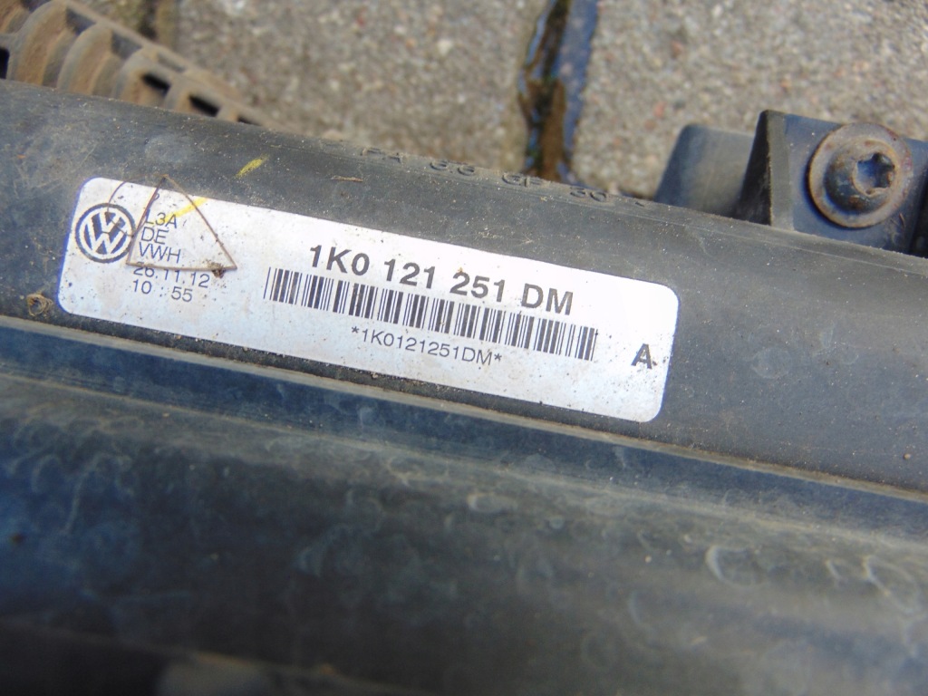 Вентилятор радіатор води кондиціонера комплект  vw passat b6 2.0tdi європа Доставка