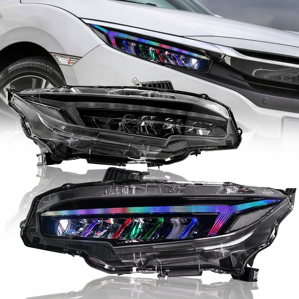 фото №2, Модуль фара led rgb do honda civic sedan хетчбек type r 2016-2021