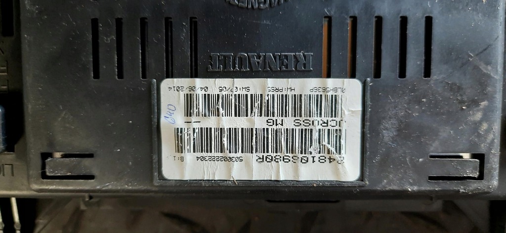 фото №5, Лічильник прилади renault scenic iii 248106980r