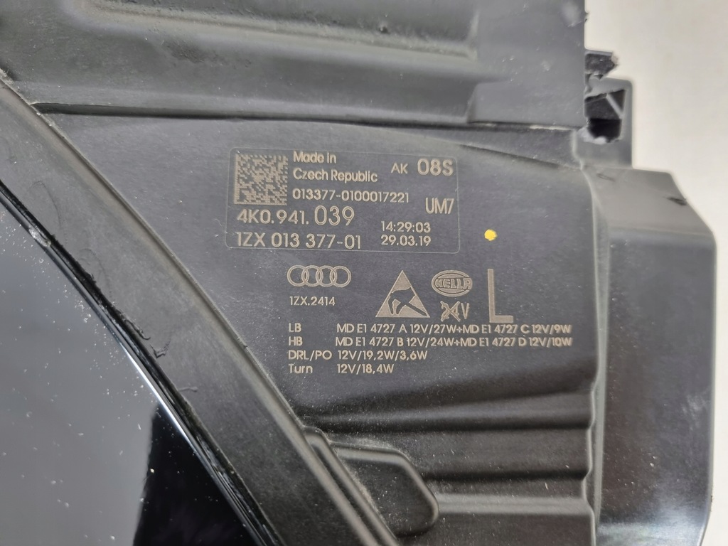 фото №13, Audi a6 c8 4k0 full led лампа ліва перед передня