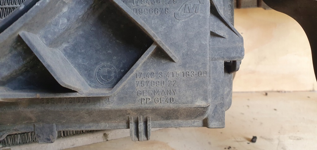 фото №12, Bmw x3 e83 3.0i бензин pas передній підсилювач радіатор вентилятор