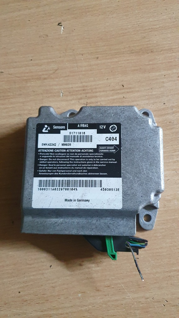 фото №1, Air bag fiat stilo 1.9 jtd