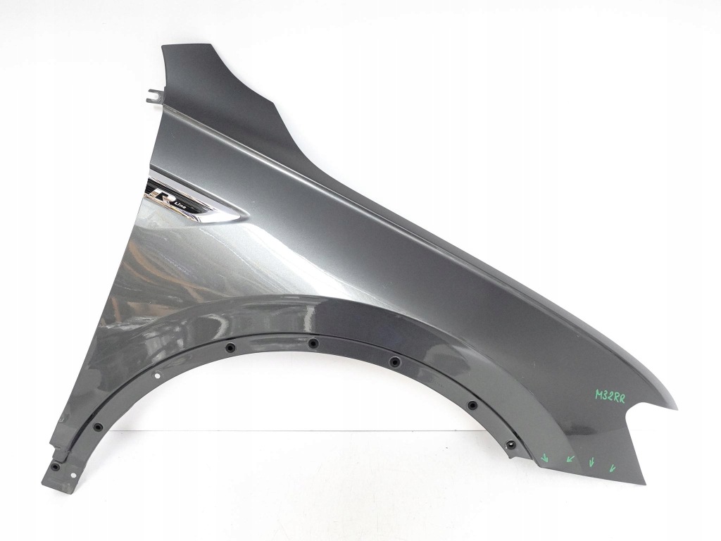 фото №1, Vw tiguan ii 2 5na 16-20 крыло правый перед + молдинг эмблема r-line