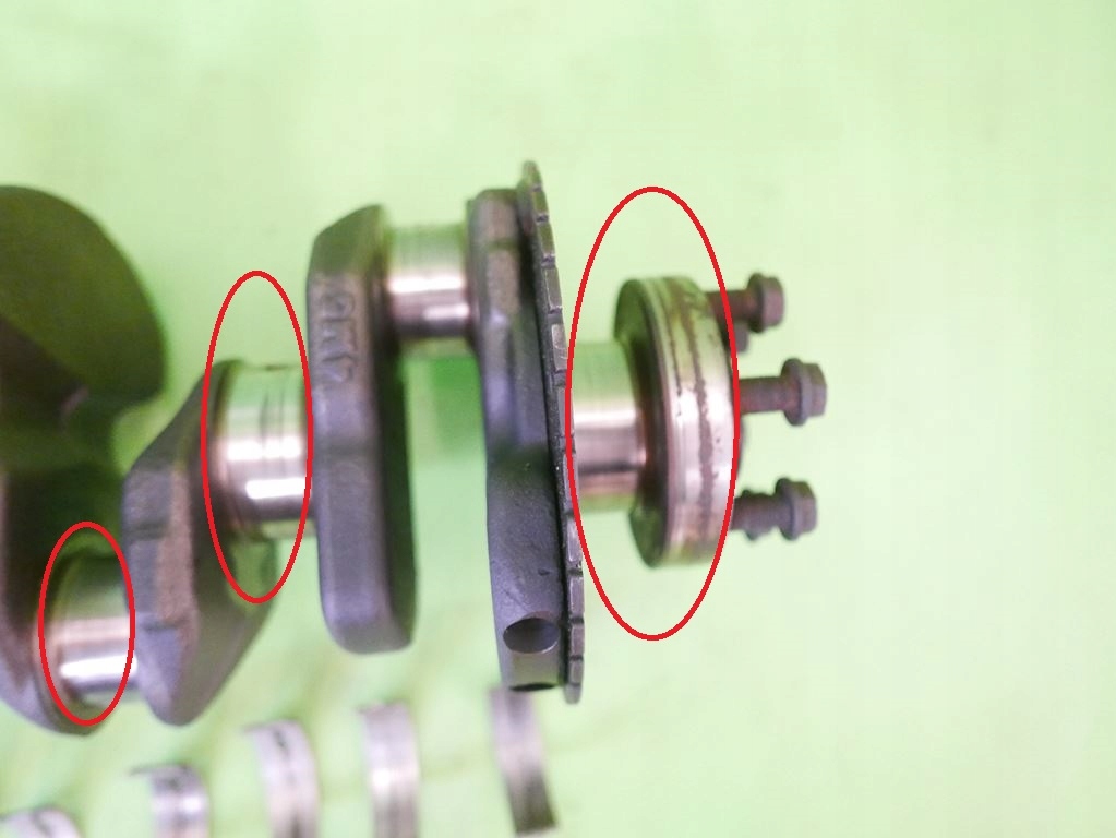 фото №6, Wał колінчастий nissan almera ii n16 1.5 16v qg15 00-