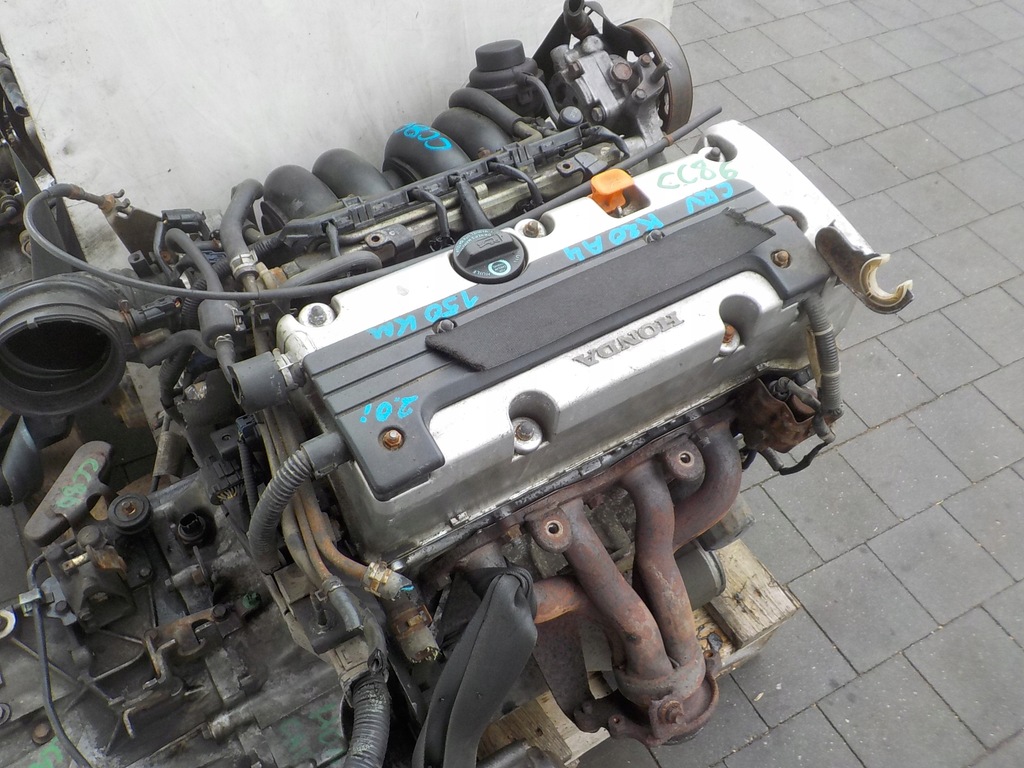 фото №9, Honda crv ii 02r 2.0 vtec 150km двигатель k20a4 kompletny film