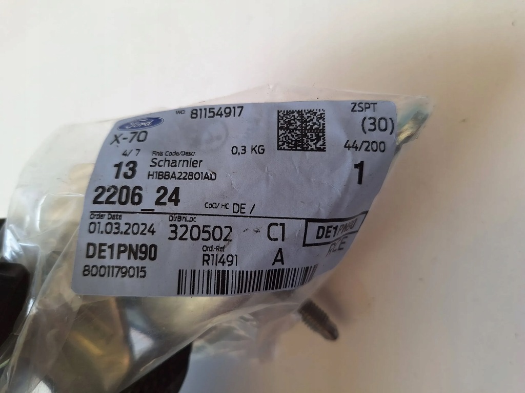 фото №2, Ford escape iv петля двері лівий перед h1bba22801 оригінал