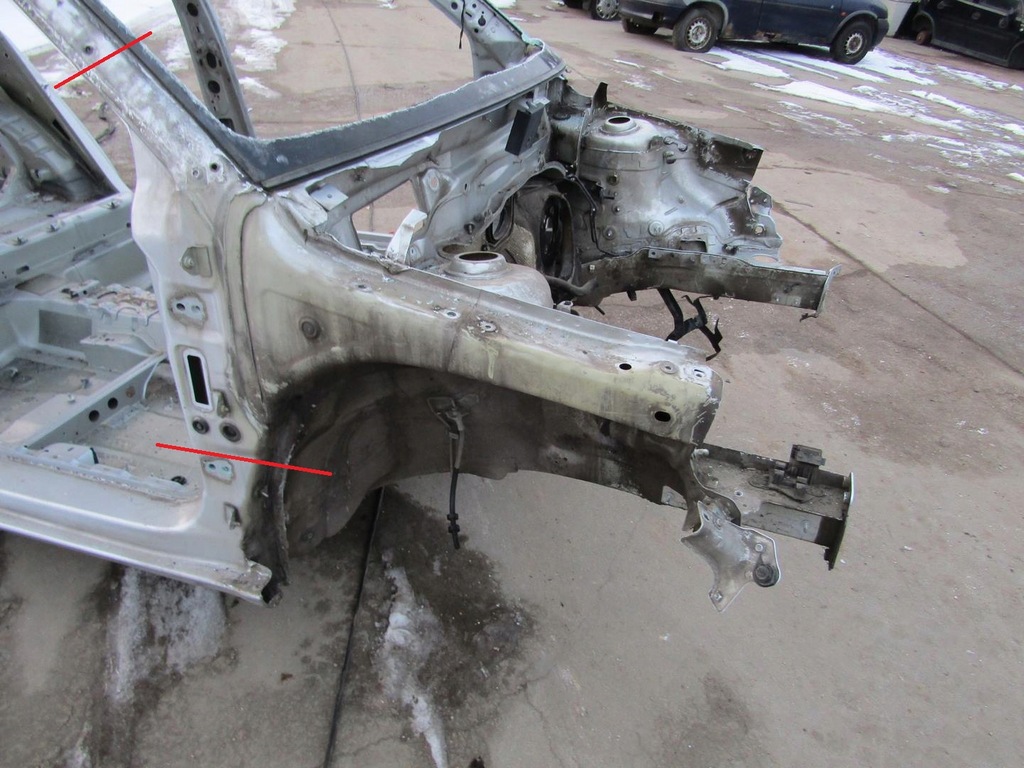 фото №1, Fabia ii 12r лонжерон правая четверть перед передняя la7w