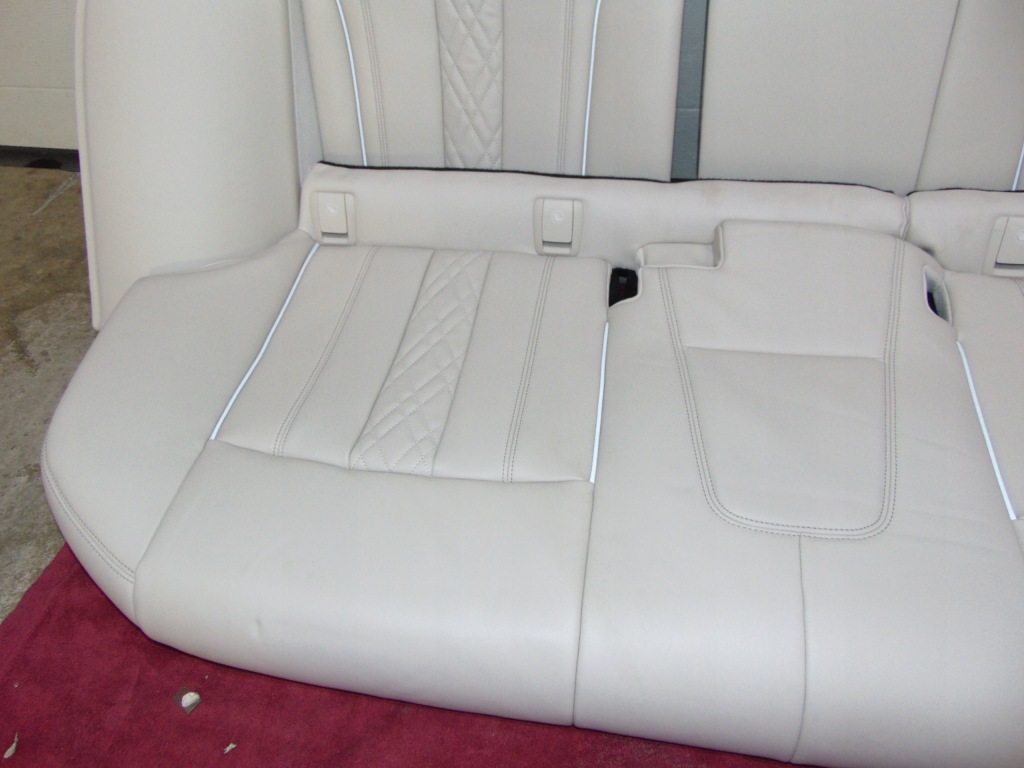 фото №12, Bmw g30 5 lift повний салон сидіння заднє сидіння now org nappa weis