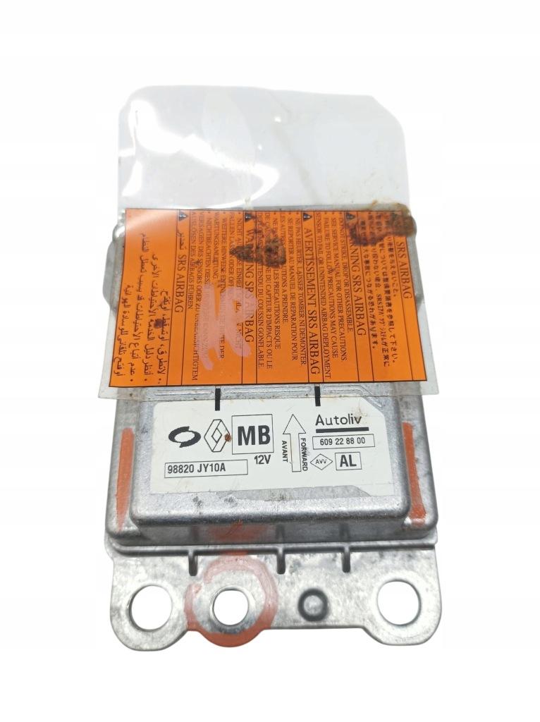 фото №1, Датчик подушка безопасности 98820jy10a renault koleos i 2007-