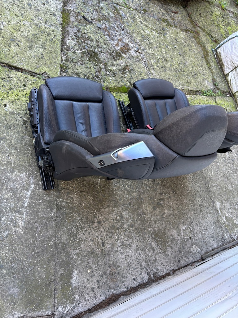 фото №6, Bmw 6 f06 gran coupé сиденья заднее сиденье czarna кожа