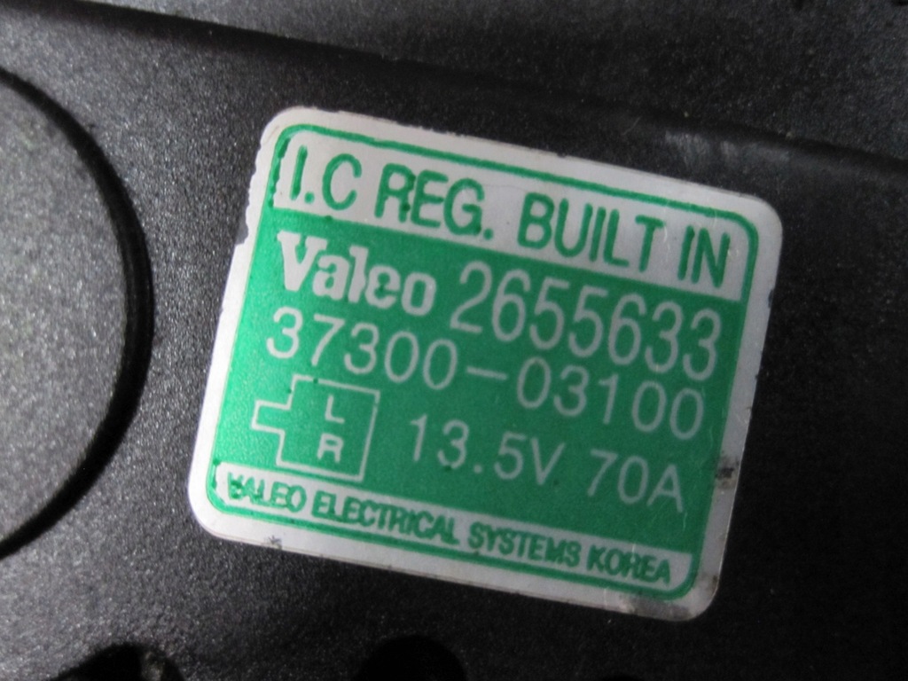 фото №7, Hyundai i10 1.2 b 77km g4la 10r генератор 2655633 37300-03110