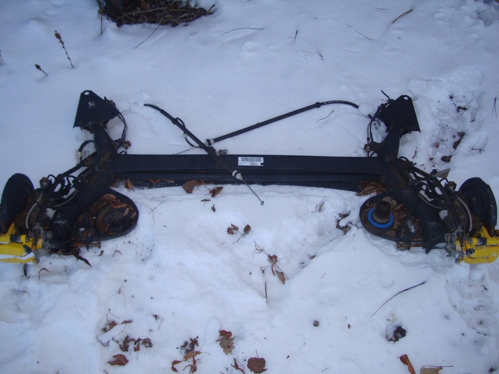 фото №1, Oś балка подвеска задняя полный fiat 500 abarth lift 17 rok