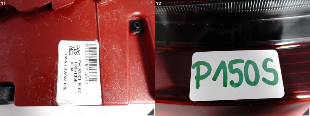 Porsche 991 lift turbo/gts/gt3 mk2 16-19 лампа led ліва задній європа тонована Оригінал