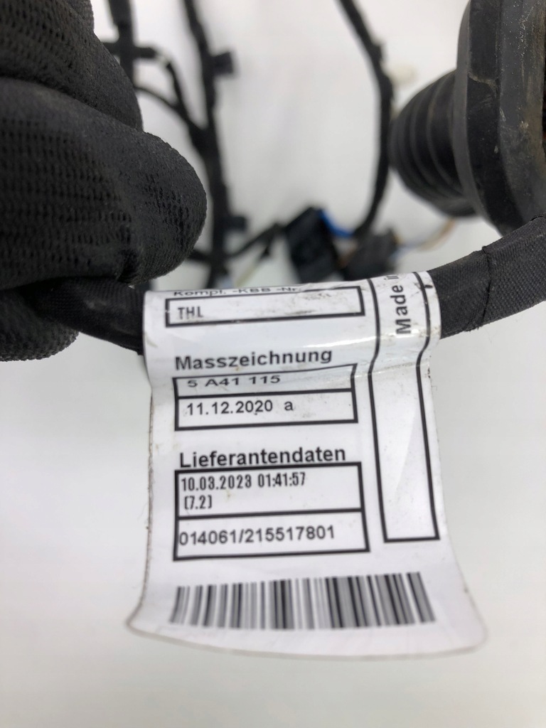 фото №5, Bmw 2 u06 жгут дверь правая задняя 5a41116