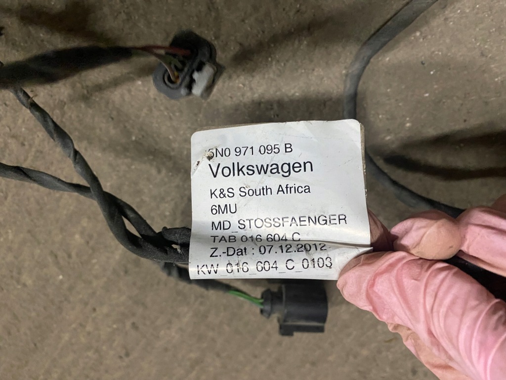 фото №10, Vw tiguan 5n жгут электропроводка pdc 5n0971095b оригинал