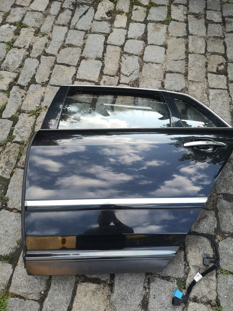 фото №1, Двері лівий задня чорні vw phaeton