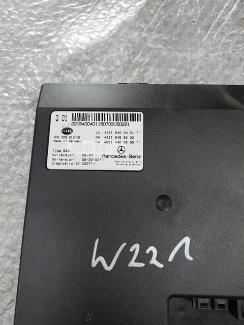 фото №8, Mecedes cl 63 w216 модуль акумулятор a2215400401