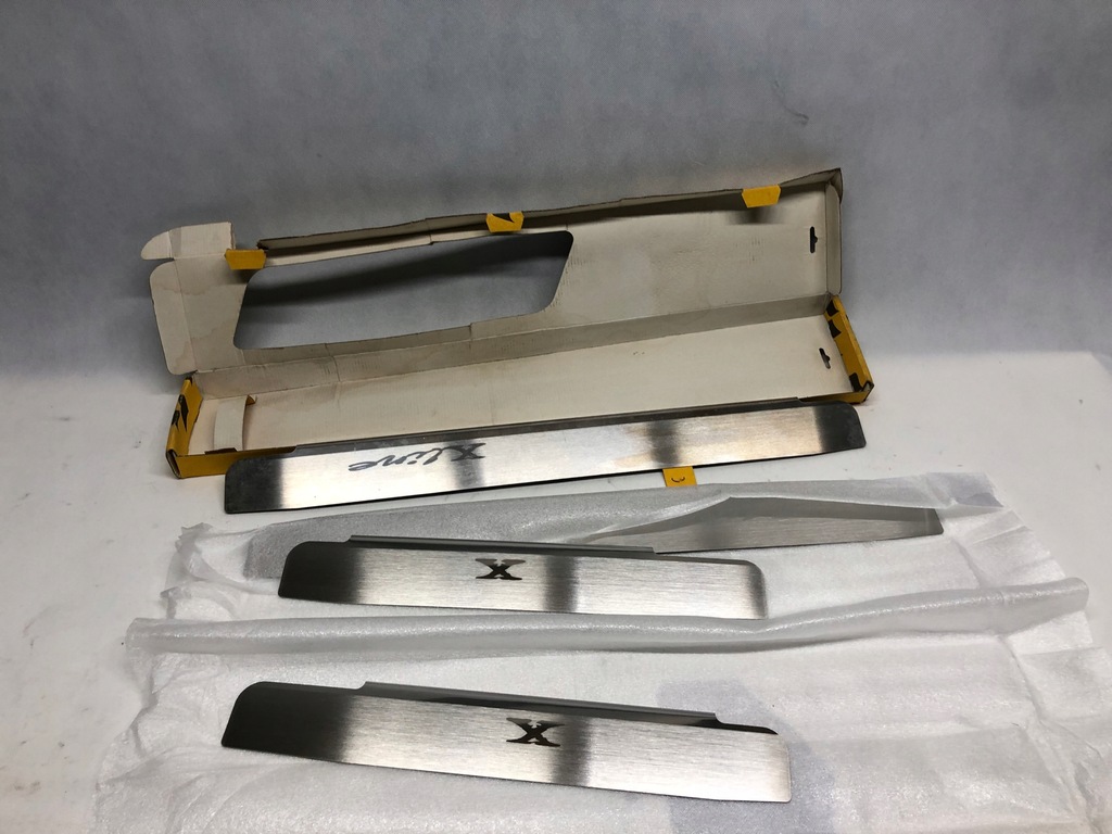 фото №1, Kia sportage ii 2004- накладки декоративные na пороги хром комплект