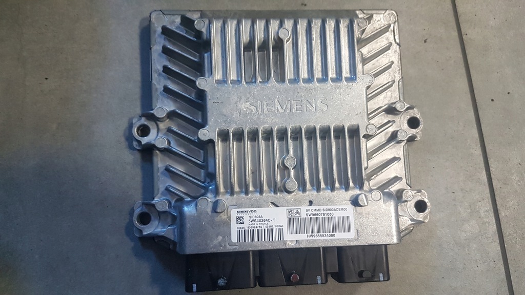 фото №1, Бортовой компьютер блок управления peugeot 5ws40264c-t