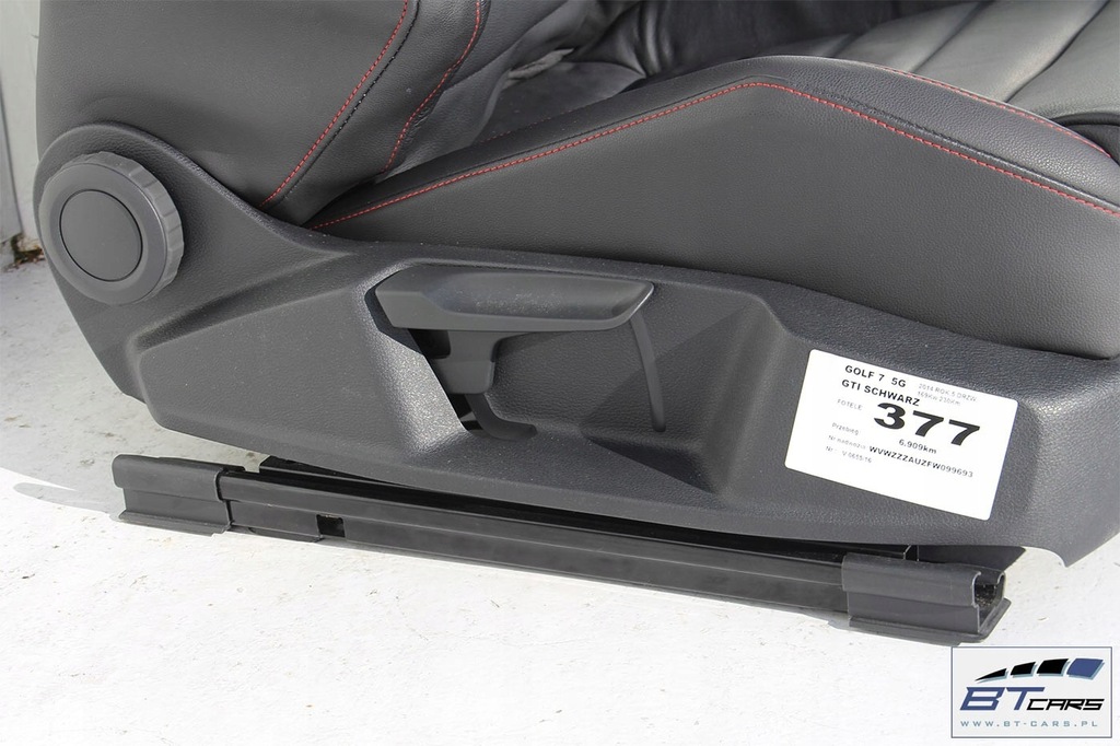 фото №8, Vw golf 7 vii gti сиденья комплект сидений сидений сиденья сиденье обивка 5