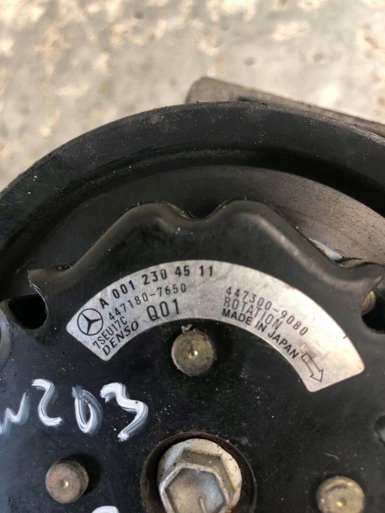 фото №5, Компресор компресор кондиціонера mercedes w203 a0012304511