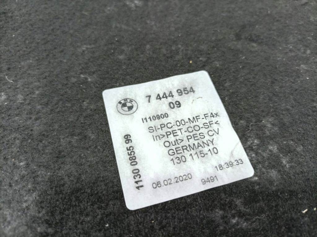 фото №4, Bmw 1 f40 f44 шумоизоляция пол задние 7444954