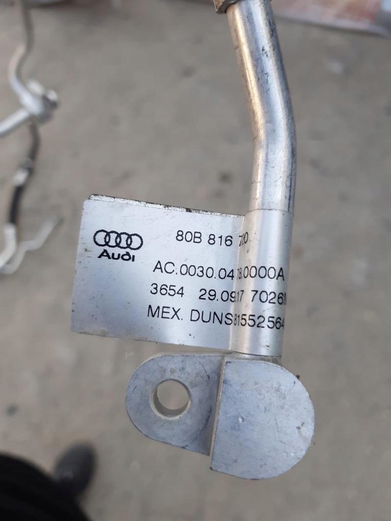 фото №3, Audi q5 80b816720 трубка кондиціонера шланг патрубок