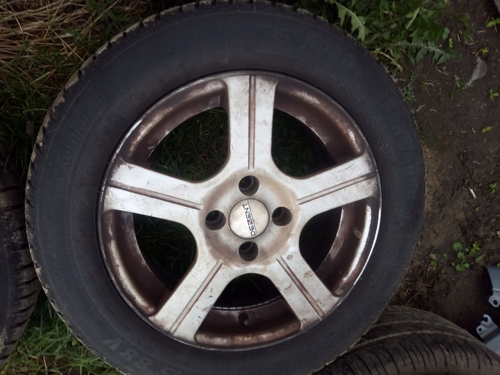 фото №6, Toyota corolla e12 02-07 диски aluminiowe 15 4x100 bez шин