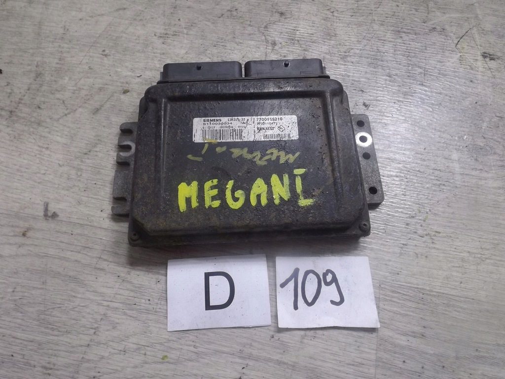 фото №1, Блок управления бортовой компьютер двигателя renault megane i 7700115210