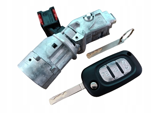 фото №10, Nowa комплектная замок зажигания блокировка зажигания ключи + pilot renault clio iii 3