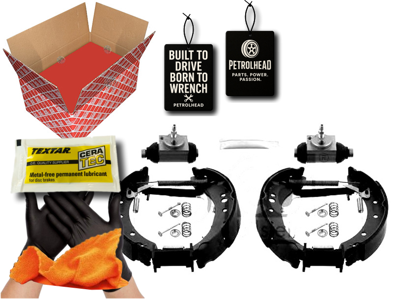 фото №1, Гальмівні колодки гальмівні renault twingo ii 1.2/1.5d/1.6 #petrolhead pro+ kit10