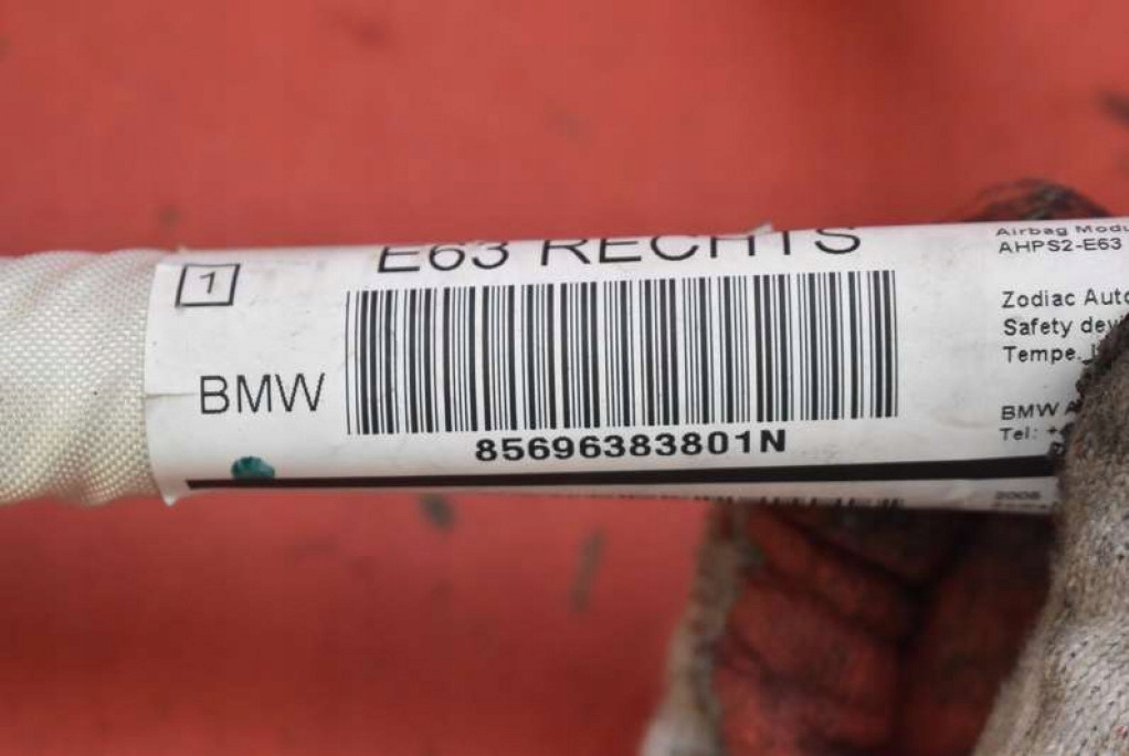 Подушка безопасности подушка воздушная шторка безопасности правая 85696383801n bmw e63 03-07 Недорого