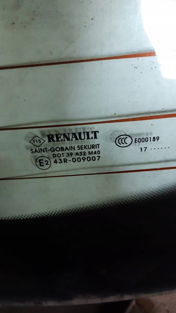 фото №2, Стекло задняя renault talisman 2017r