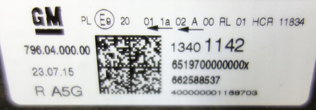 фото №10, Opel astra 5 v k 7960400000 2015-2019 з led лампи перед передні