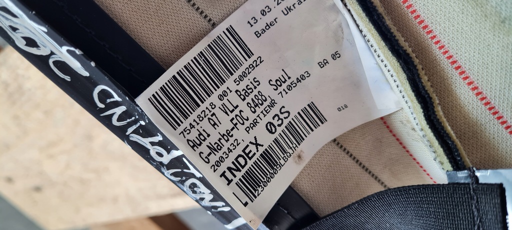 фото №12, A7 4g lift кожа сиденье спинка basis сиденье перед a6 c7 4g a4 b8