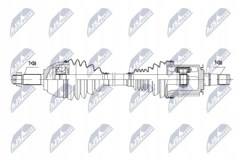 фото №2, Npw-bm-143 nty привідний вал привідна mini 2wd/4wd country