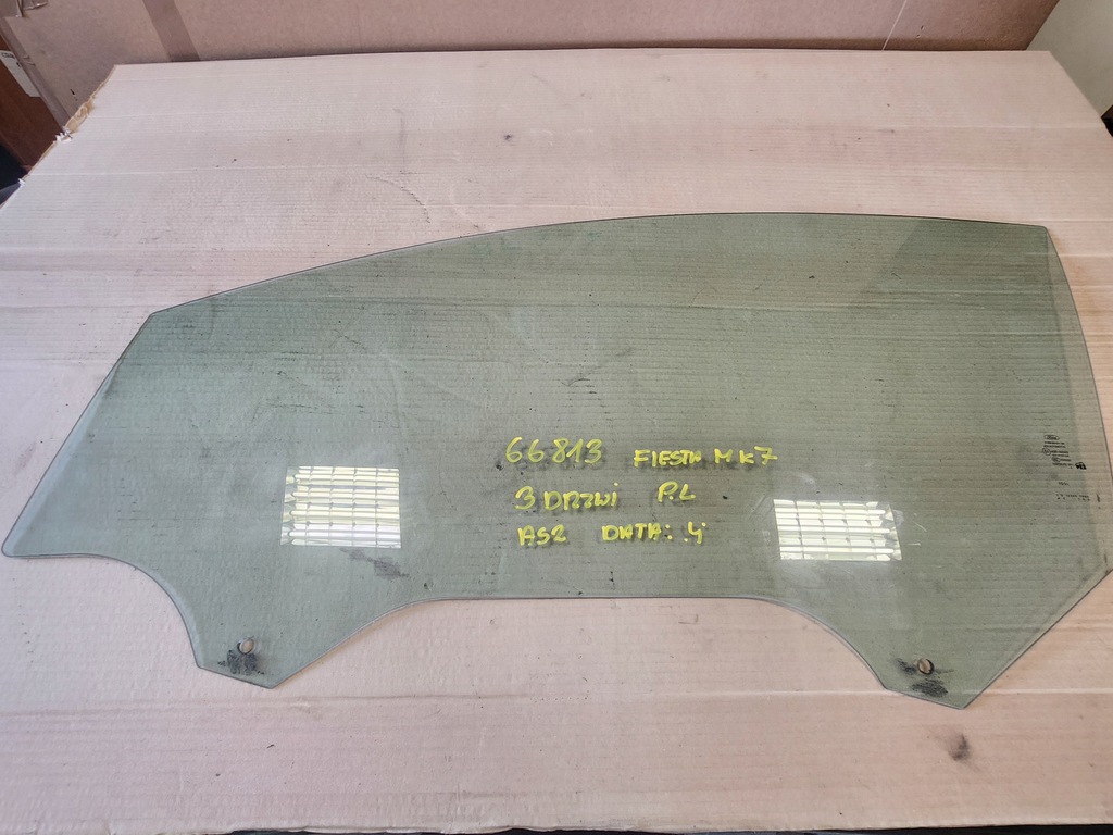 фото №1, Стекло дверь ford fiesta mk7 3 дверь oryg. перед левый lub правый