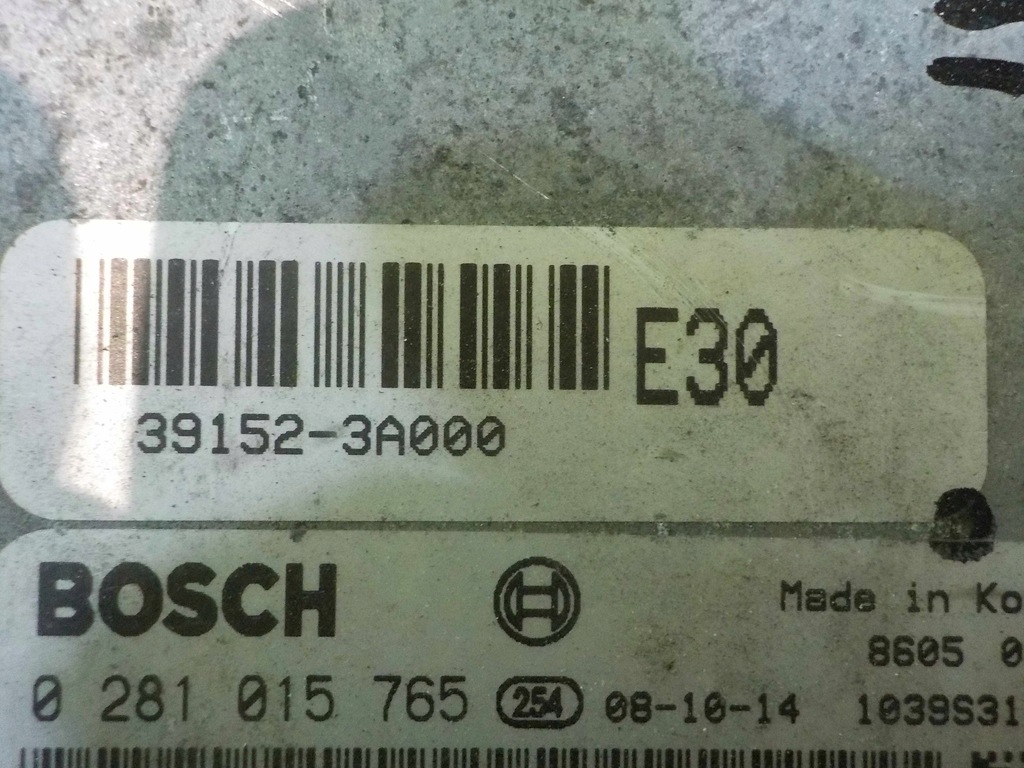 фото №5, Ix55 08-12 3.0 crdi блок управления двигателя 0281015765