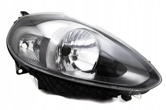 фото №1, Fiat punto evo 09- фара правый новый чёрный