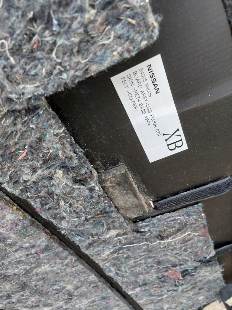 фото №5, Nissan leaf i ze0 обшивка коврик напольная багажника 849083nl0b