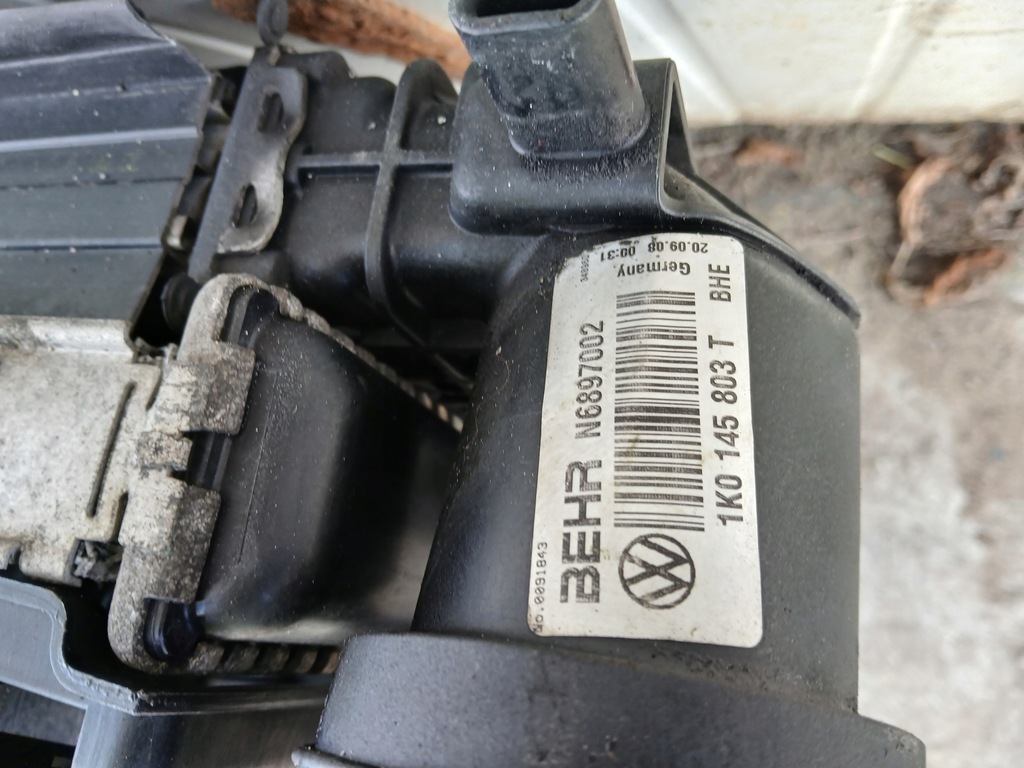 фото №5, Радиатор воздуха интеркулер вентилятор комплект audi tt 8j