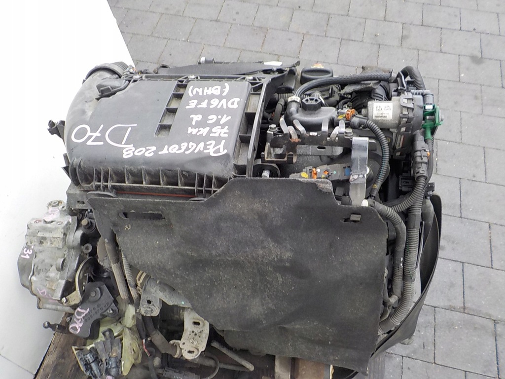 фото №9, Peugeot 208 16r 1.6 blue hdi 75km двигатель dv6fe bhw kompletny