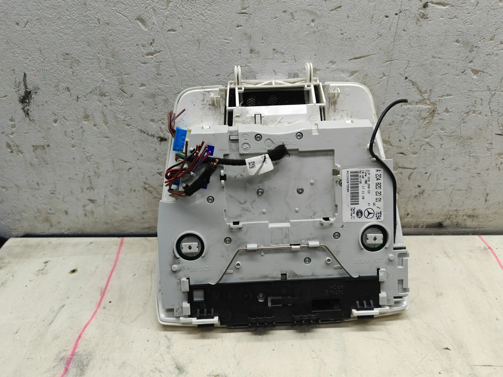 фото №8, Лампа освітлення кабіни стельовий mercedes w204 a2048202001