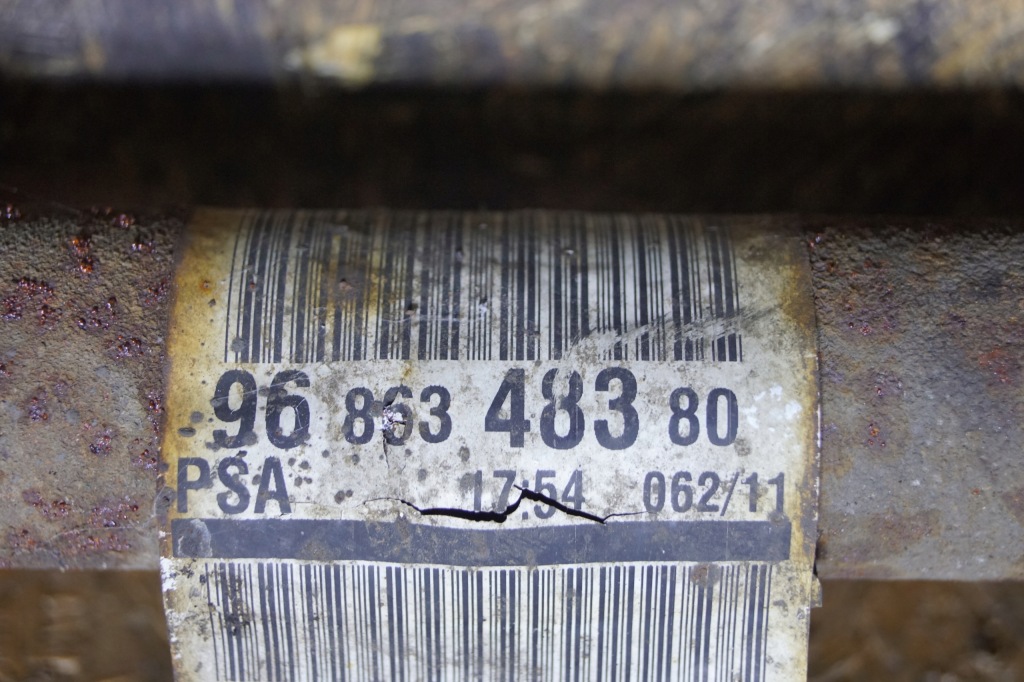 фото №6, Привідний вал лівий перед peugeot 508 i 1.6 hdi 9686348380