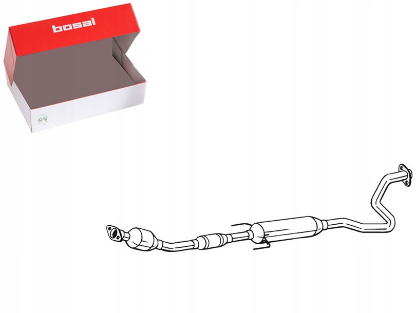 фото №1, Катализатор toyota prius 1.5h 09.03-12.09 bosal