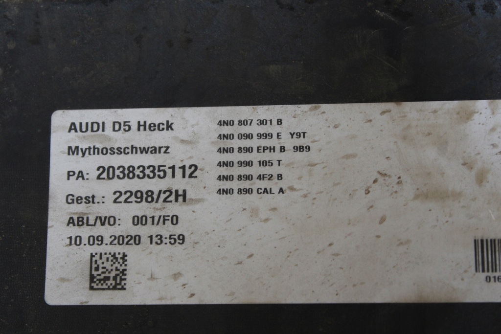 фото №11, Бампер задний задняя audi a8 d5 4n 50 tfsi ly9t