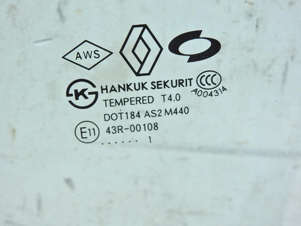 фото №3, Стекло дверь левый задняя renault latitude