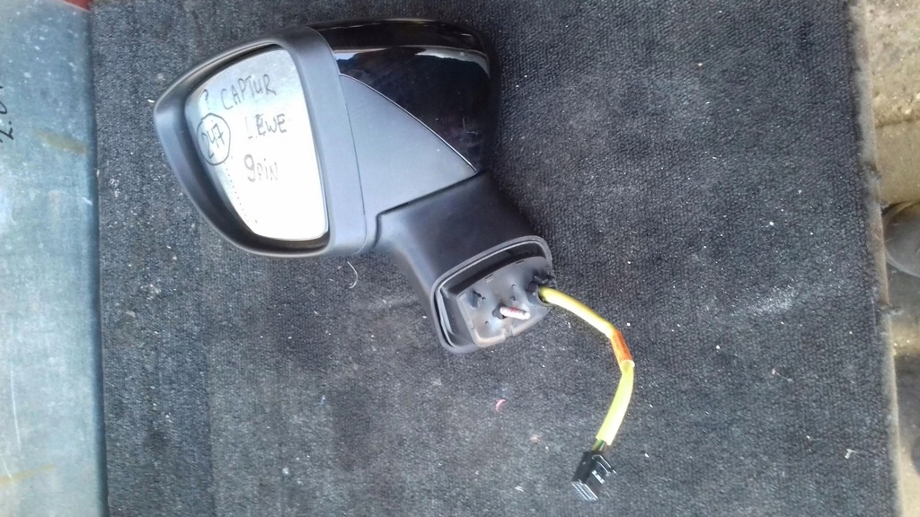 фото №1, Дзеркало ліва renault captur lift 9 pin europa