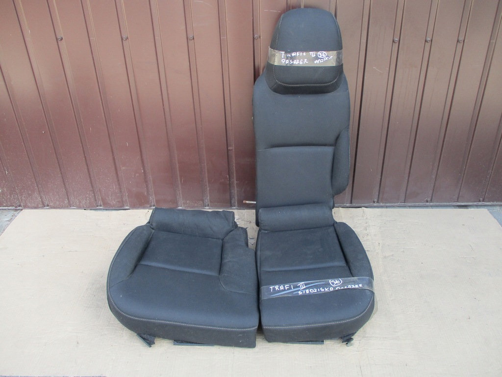 фото №2, Спинка сидіння пасажира renault trafic iii
