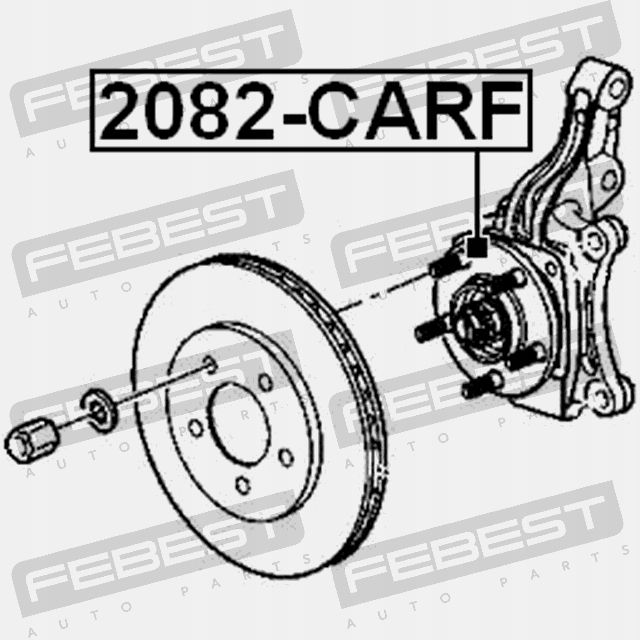фото №14, Ступиця передня 2082-carf febest